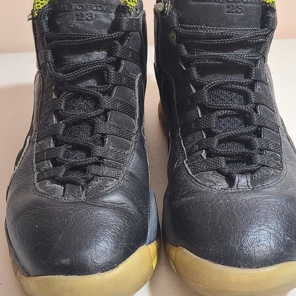 Nike Air Jordan 10 Retro Venom Green Men 8.5 2013 Rare Vintage 310805-033 main image 4